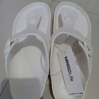  MINISO  SANDAL  JEPIT KARET SLIPPER RUBBER BIRKENSTOK 