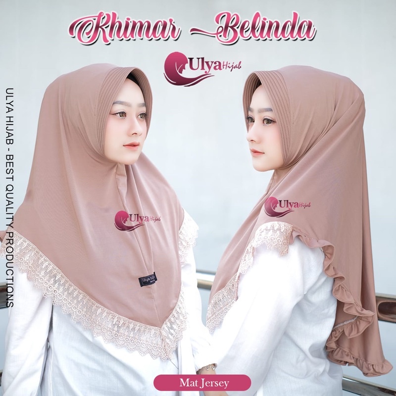 khimar jersey belinda ori ulya hijab/Jilbab Instan Jersey
