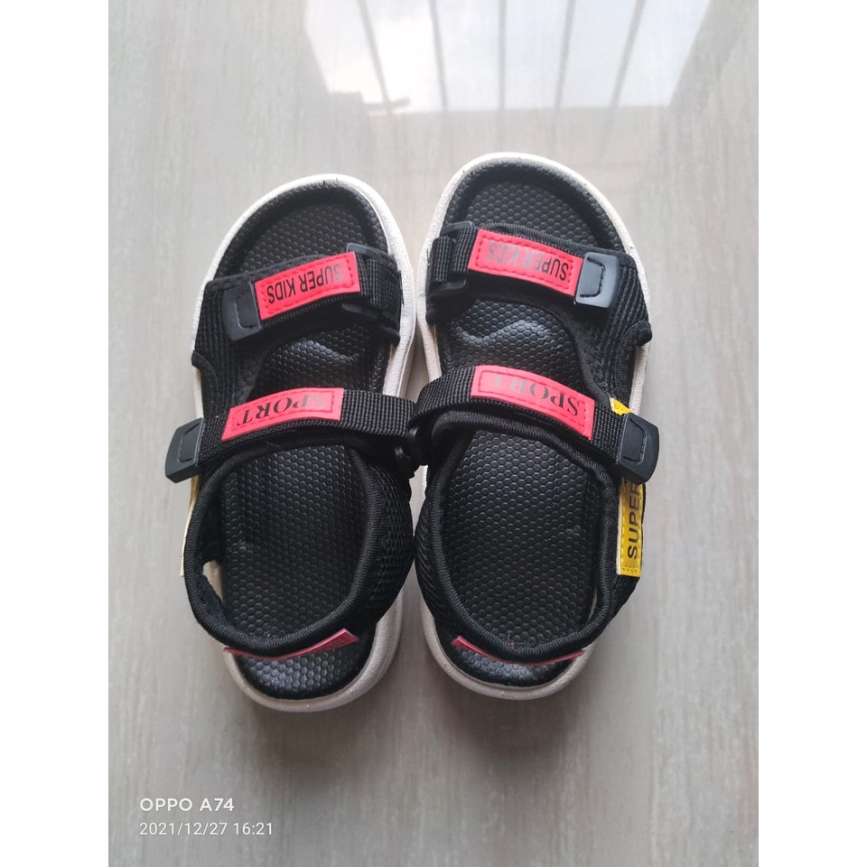 SUPERKIDS Sepatu Sandal Sepatu Anak Import Size 27-36 Usia 4-9 Tahun