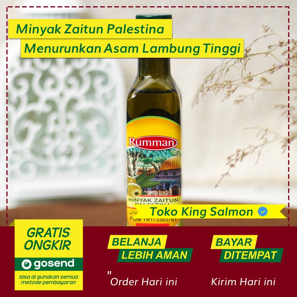 

Minyak Zaitun Palestina - RUMMAN - Extra Virgin Olive Oil Palestine ASLI [250 ml]