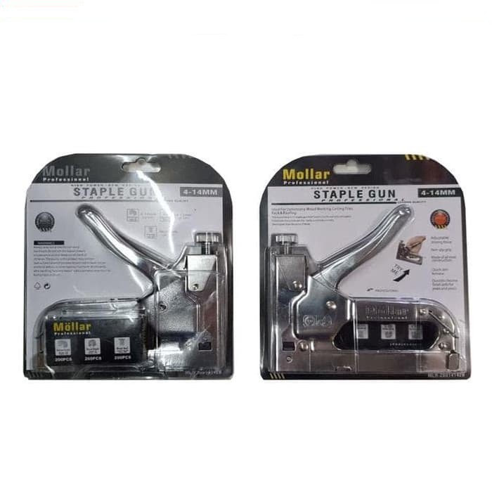 

MOLLAR Staple Gun 3 in 1 Way Heavy Duty Staples Tembak hekter jok