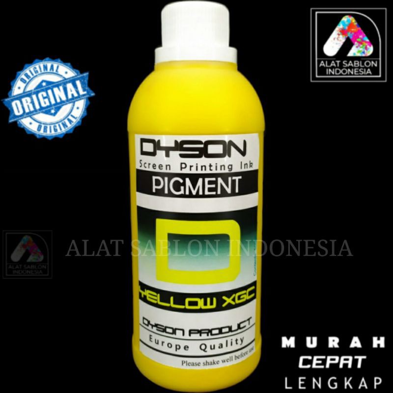 

RB BIANG WARNA SABLON KUNING XGC PIGMEN YELLOW XGC DYSON 500GR