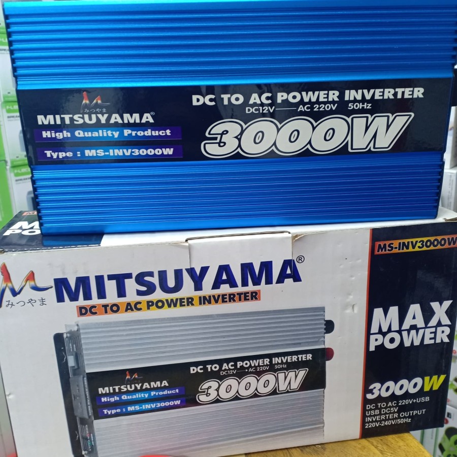 Power Inverter Mitsuyama MS-INV3000W DC To AC 3000W + USB 5V Berkualitas