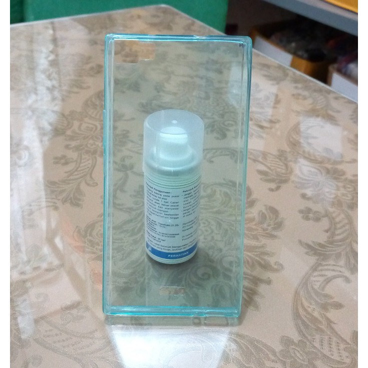 TRANSPARENT TPU CASE INFINIX ZERO 3 BLUE