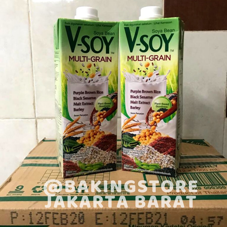 

Vsoy Multigrain 1 Liter | Soy Milk Susu Kedelai
