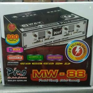 Ampli Walet Piro MW 88 ( 4 Channel ) Bisa 800 tweeter