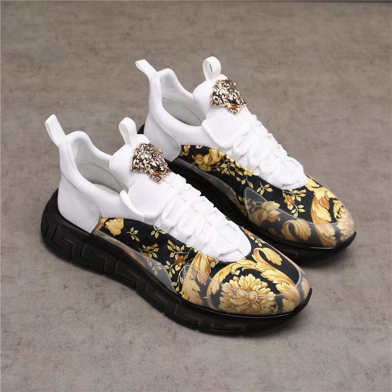 sepatu vers4ce pria mirror sneaker cowok men shoes run away top branded type 2022lv P1SHOES