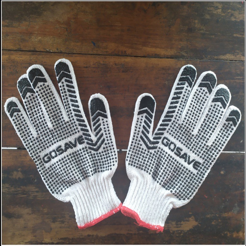 Sarung Tangan Benang 5 Bintik Polkadot Gosave Shopee Indonesia