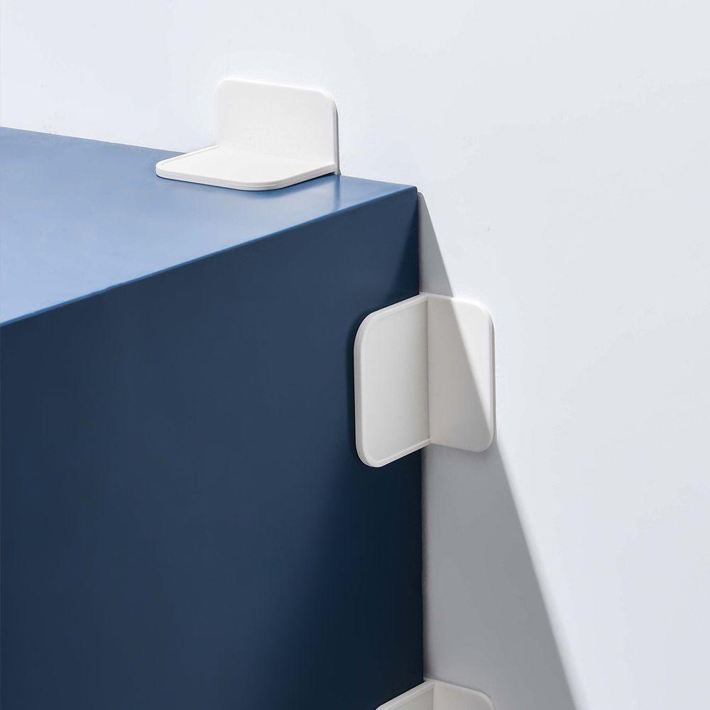 Nanas 2 Pcs/set Anti-Tumpuk Klip Tetap Nyaman Anak-Anak Keselamatan Perawatan Bayi Self-Adhesive Kabinet Lock