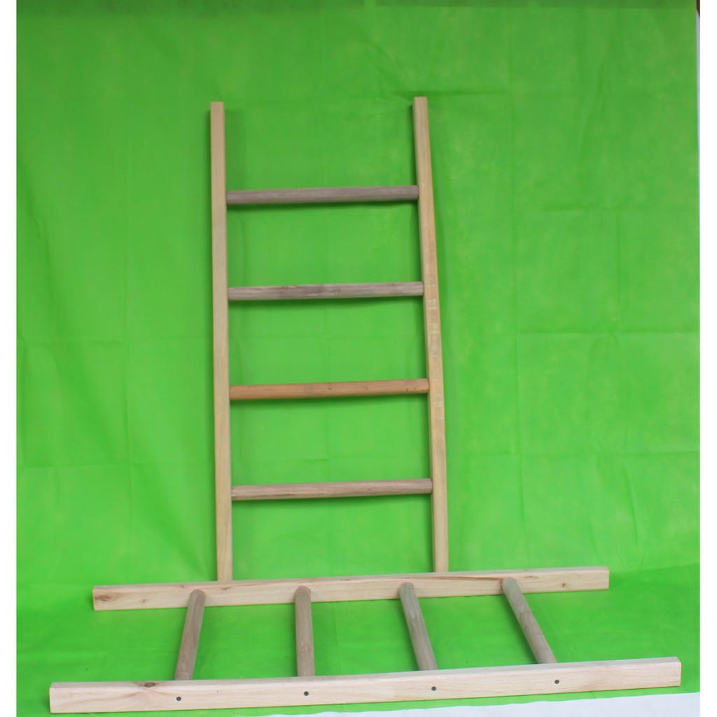 Ladder Hanger Murah | Tangga Rak Kayu | Rak Hijab Mukena Sajadah