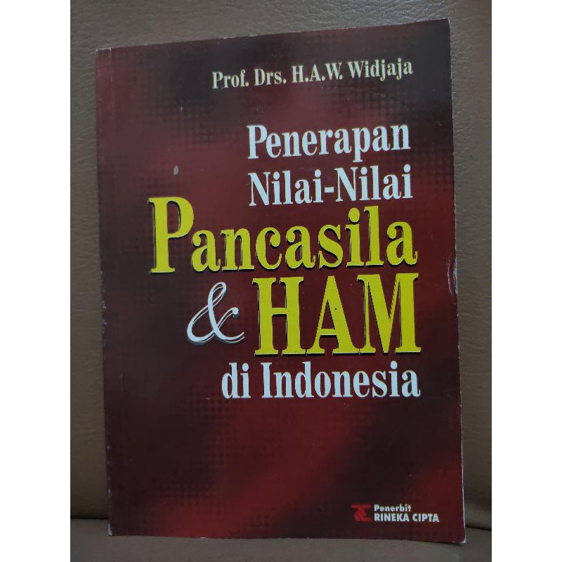 Jual Buku Original Penerapan Nilai Nilai Pancasila Ham Di Indonesia