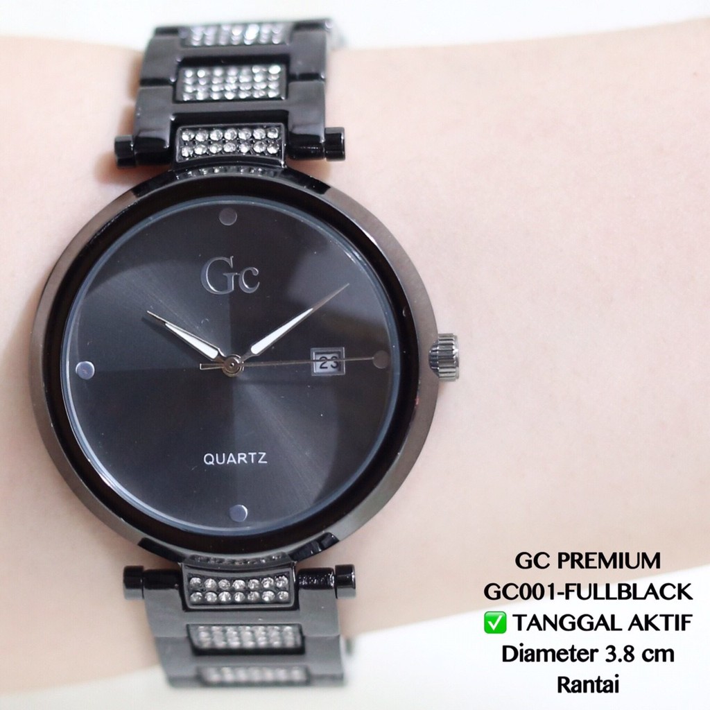 Jam tangan GC guess collection rantai tanggal aktif ukuran unisex pria wanita fashion terbaru