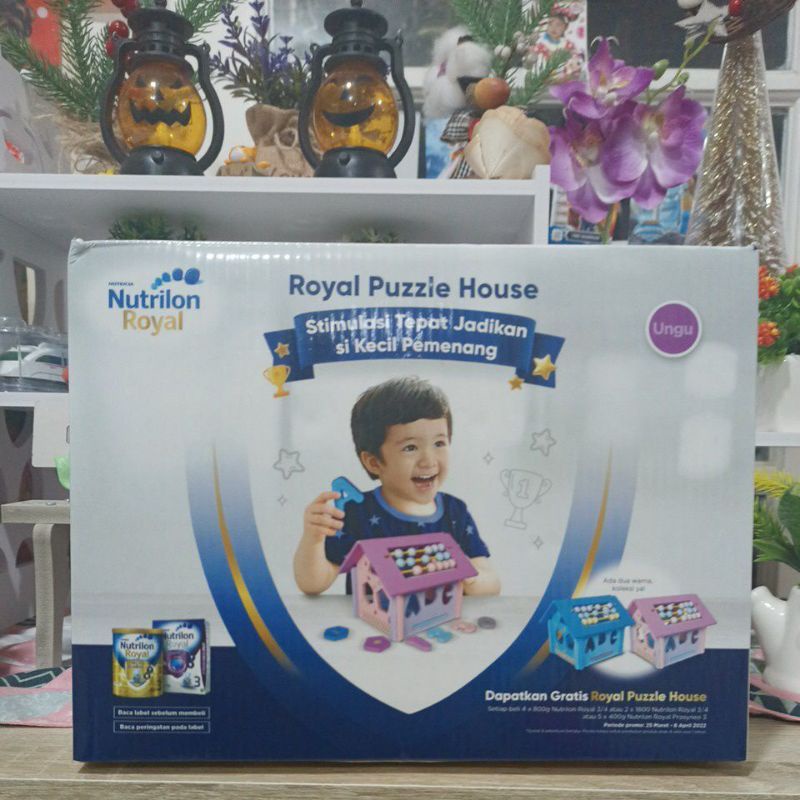 Royal Puzzle House Nutrilon Biru / Ungu