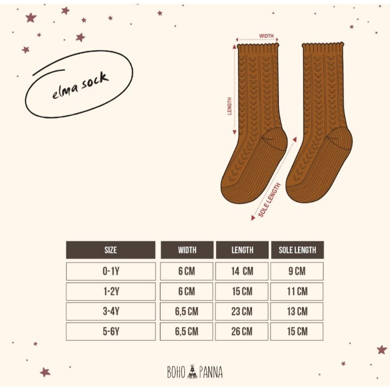 Elma Sock Bohopanna/Kaos Kaki Anak Perempuan