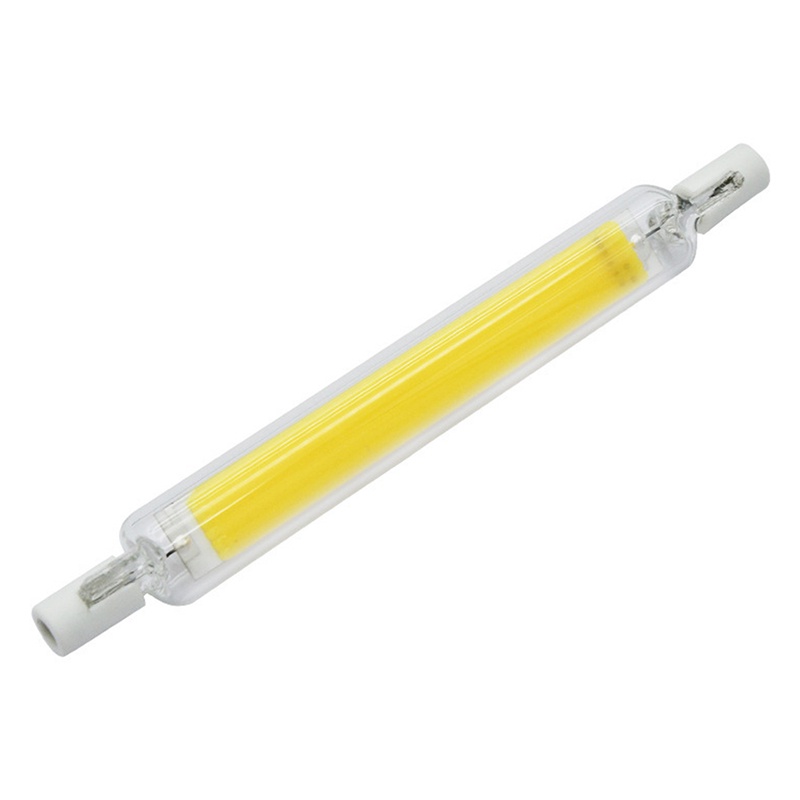 {LUCKID}LED Bulb R7S 78/118mm Dimmable COB Lamp Light Glass Tube Replace Halogen Lamp