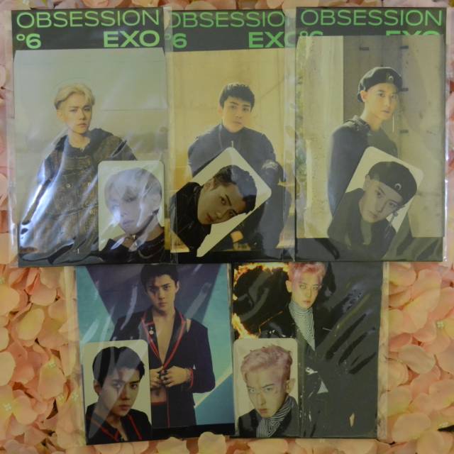 EXO OBSESSION STANDEE + HOLOGRAM PHOTOCARD