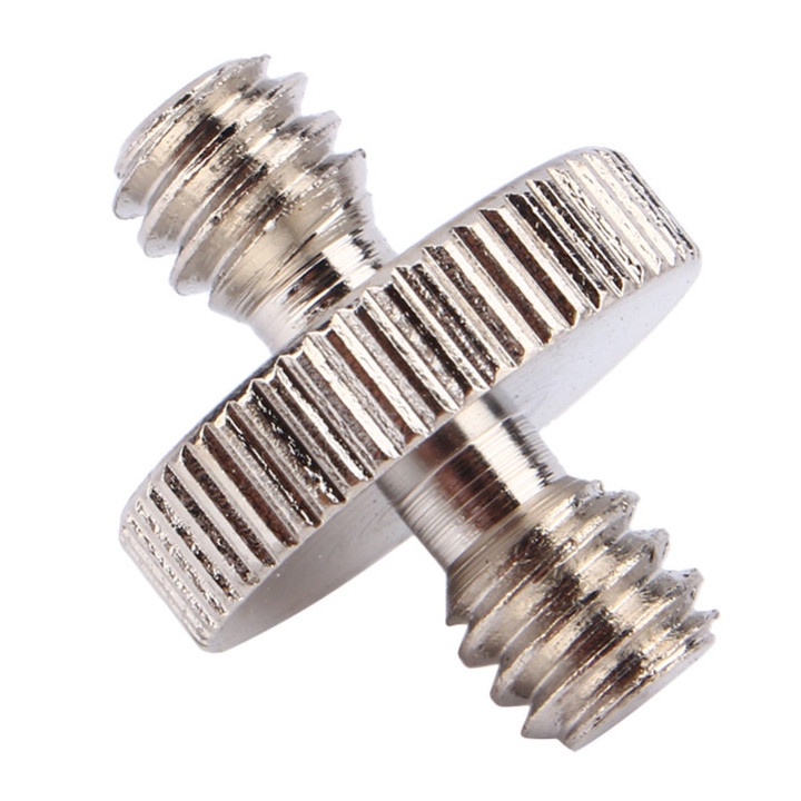 Hot Shoe 1/4 Male to 1/4 Male Thread Adapter