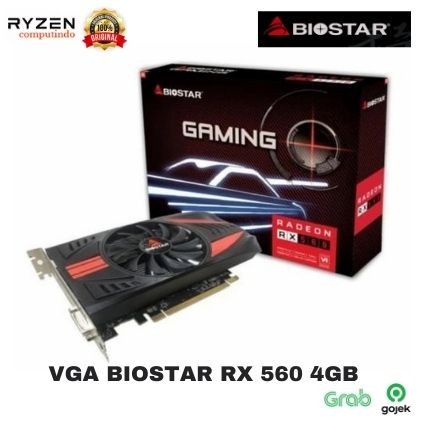 VGA BIOSTAR RX 560 4GB DDR5 128BIT