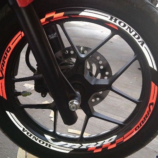 stiker List Velg Vario 125/150 memantulkan cahaya/Stiker Velg motor Vario 125/150