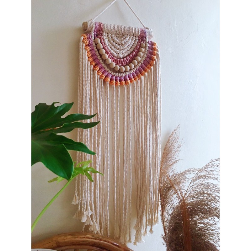 

Macramewallhanging/macramesemicircle