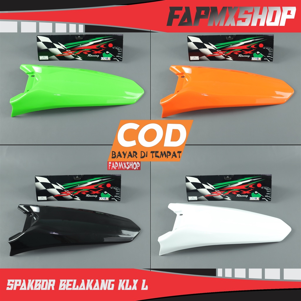 Spakbor Belakang KLX L KLX BF KLX DTRACKER Merk SRX Lebih Panjang Dari Spakbor Original Bawaan