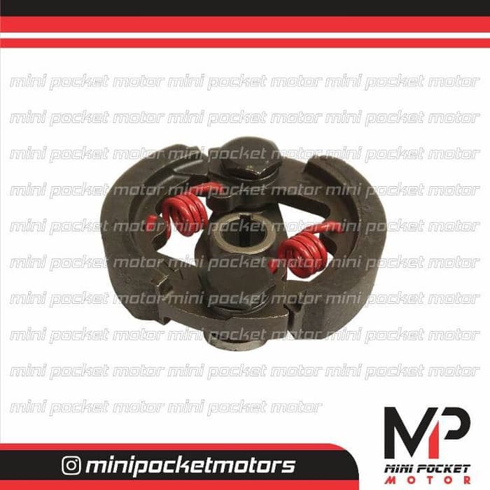 Kampas Kopling Ganda Racing Per Merah 2 Motor Mini GP Mini Trail Part323