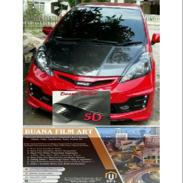 25+ Inspirasi Keren Modif Cap Depan Stiker Carbon Mobil Car - Sticker Fans