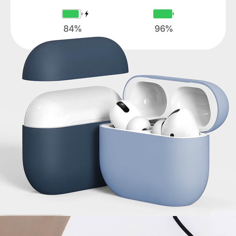 Case Pelindung Bahan Silikon Untuk AirPods 1 2 3 Pro