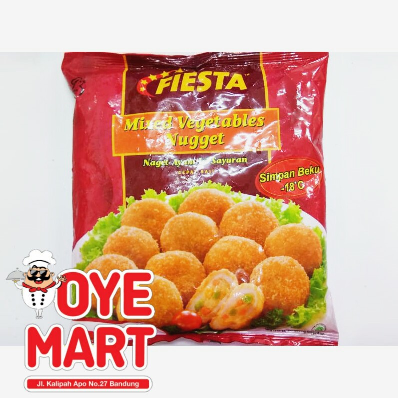 FIESTA MIXED VEGETABLE NUGGET 500GR NAGET AYAM ISI SAYURAN HARGA PROMO