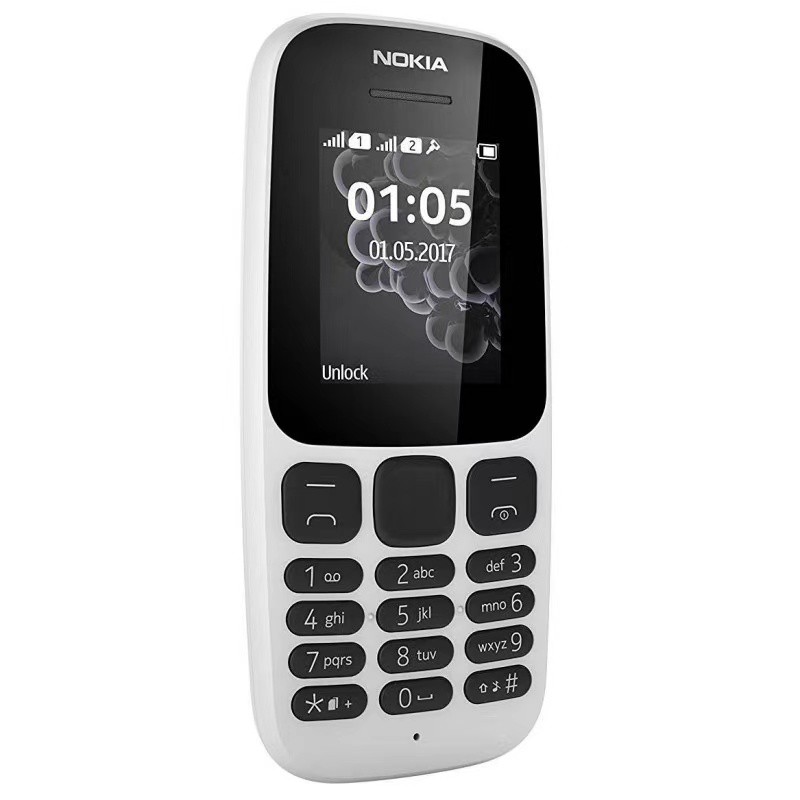 CUPID hp nokia 105 2017 murah garansi toko dual sim-Putih