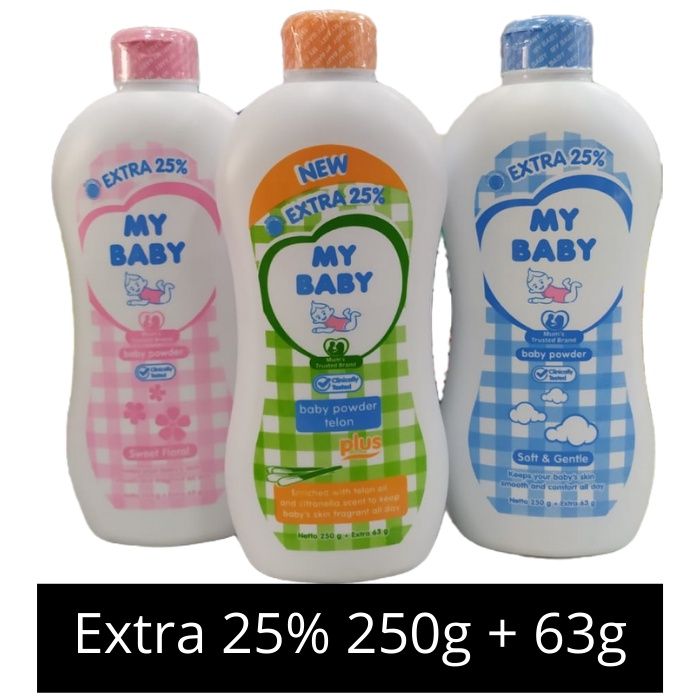 My Baby Bedak Bayi Extra 25% 250g + 63g