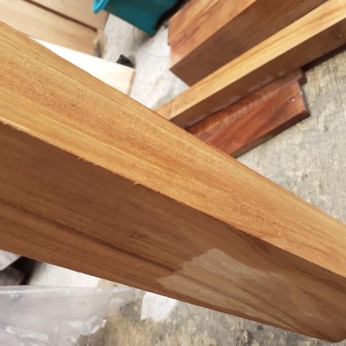 Kayu | 75 X 7 X 7 Cm - Balok / Kaki Meja Kayu Jati Perhutani