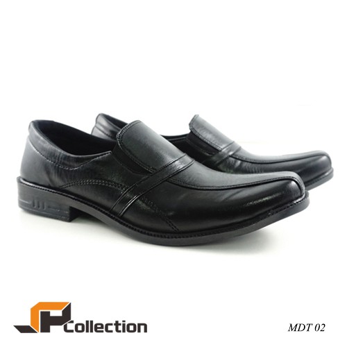 Sepatu Pantofel Pria MDT 02 Hitam Terbaru Untuk Kerja Kantor Dan Acara-1