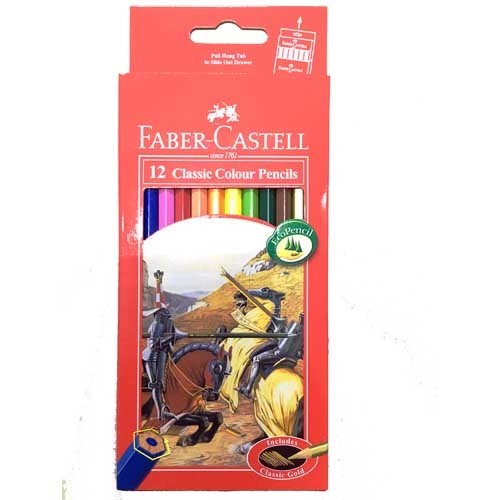 

Unik Pensil Warna Faber Castell 12 Warna Classic Long Murah