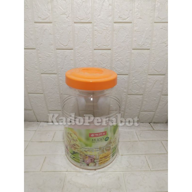 toples hugo bulat 10L - toples lionstar kedap udara - toples asinan