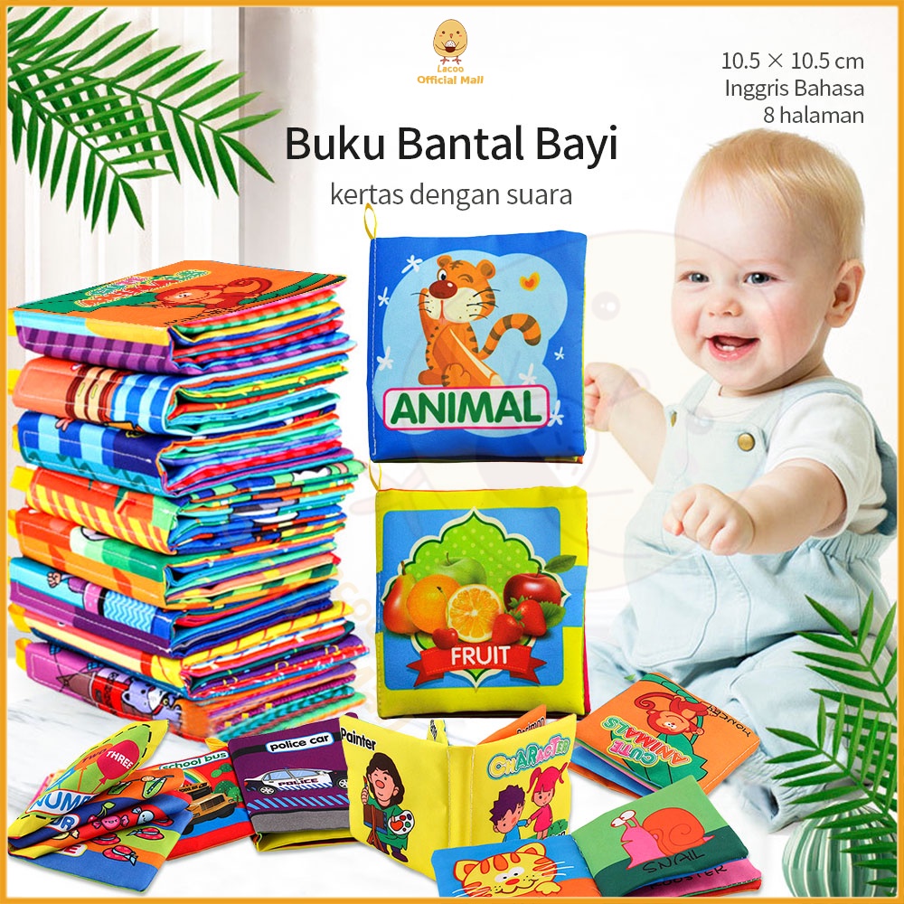 Poney Buku bantal bayi anak mainan edukasi/Buku cerita bayi/Soft Book