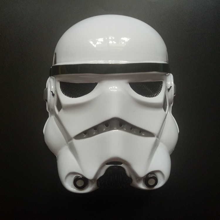 TOST topeng star wars black white soldier halloween cosplaymask