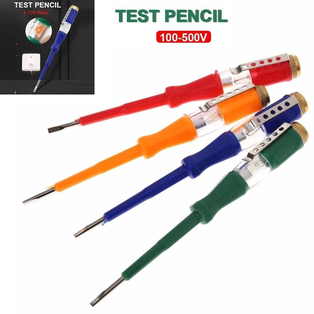 POPULAR Populer 5pcs Pena Detektor Tegangan Listrik On-off Test Obeng Listrik Indikator Test Pensil Induksi Cerdas