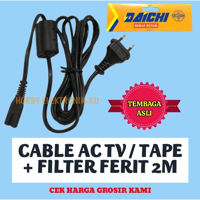 DAICHI KABEL AC TV / TAPE + FILTER FERIT 2M