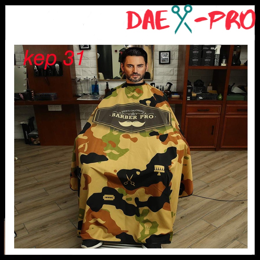Kain kep cukur rambut / kain kep / penutup potong rambut barbercape