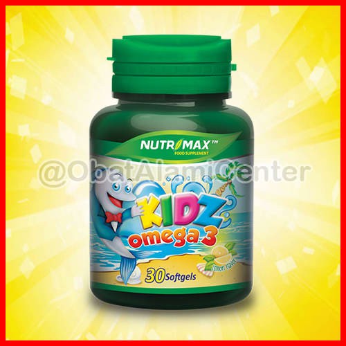 Nutrimax Kidz Omega 3 Isi 30 Vitamin Omega3 Minyak Ikan Salmon Untuk Buat Otak Bayi Anak Kids Kid