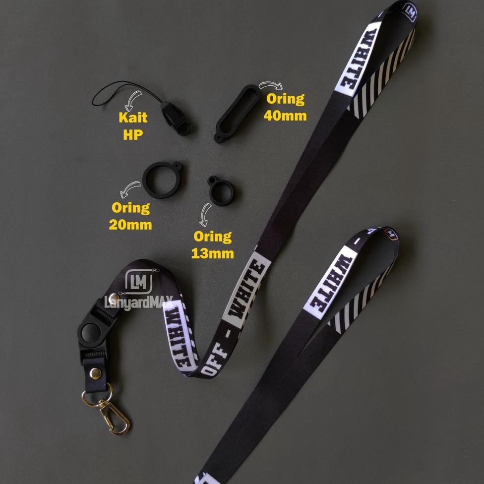 

Promo // InS Lanyard Pod HP Off White 1,5cm //Stok@melimpah