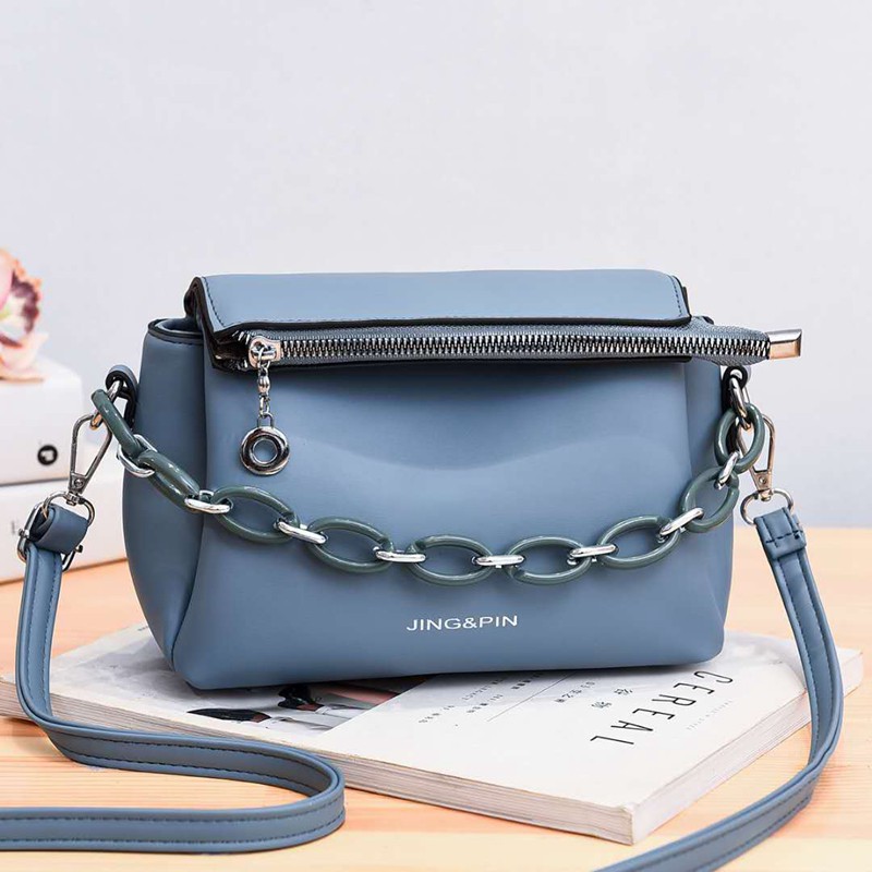 JK 674  1KG MUAT 2PCS TAS SELEMPANG FASHION SLINGBAG IMPORT U3873 E6146 Y930 T276