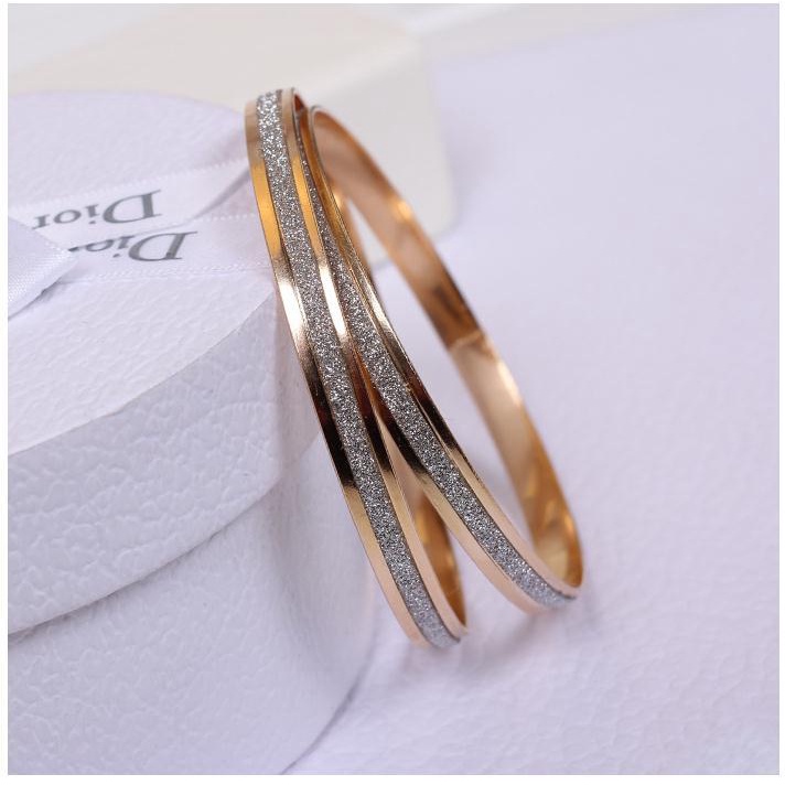 Gelang wanita bangle silver gold model korea terbaru lucu imut cantik bagus banget