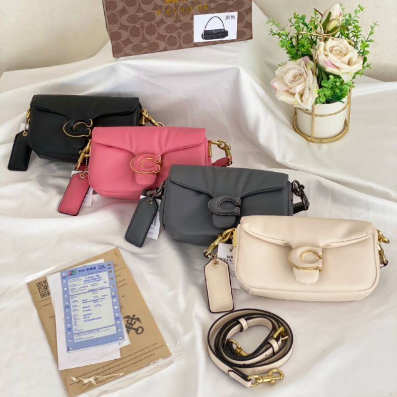 TAS WANITA SLING C82 - COA CH PILLOW SMALL SEMIPREMIUM FREE BOX - CH Pillow Tab*y - coachhh tabby pi