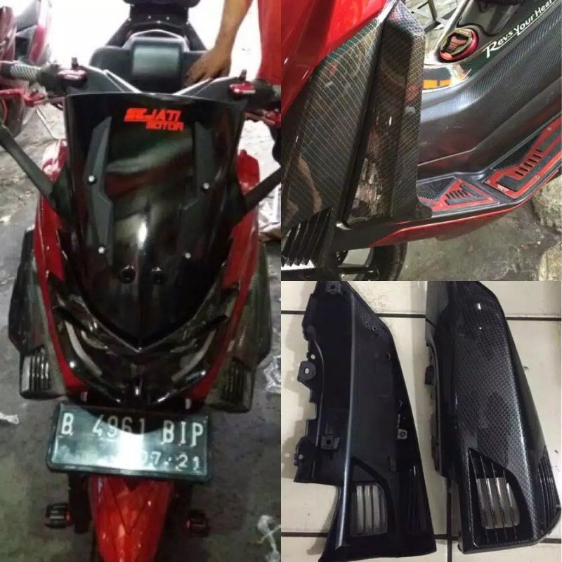 COVER SEN KARBON NMAX LAMA | TUTUP SEN NMAX KARBON NEMO