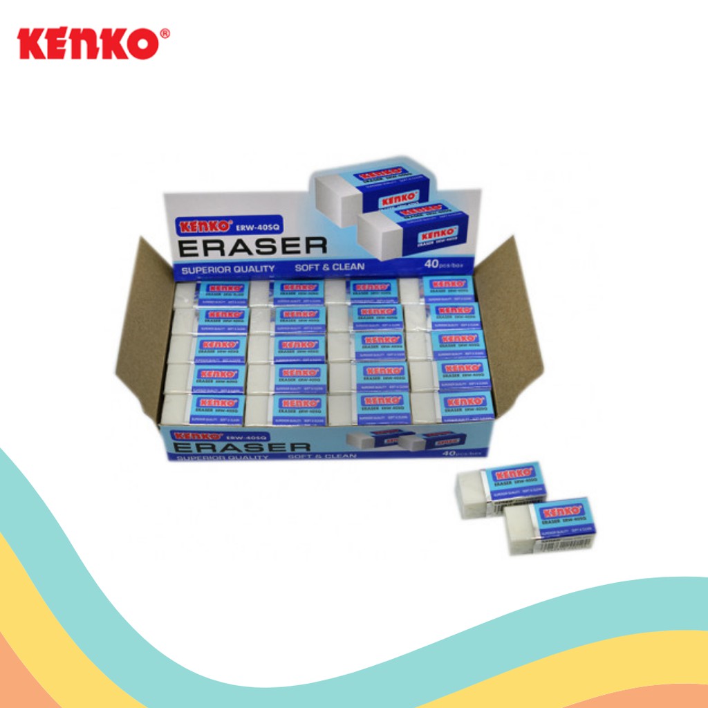

PENGHAPUS KENKO ER-40 SQ PUTIH (1 BOX)