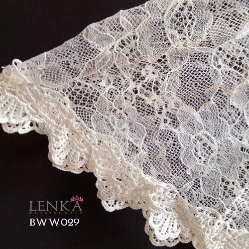 [BISA COD] AKSESORIS PENGANTIN BOLERO PESTA RENDA BROKAT MODERN BWW029