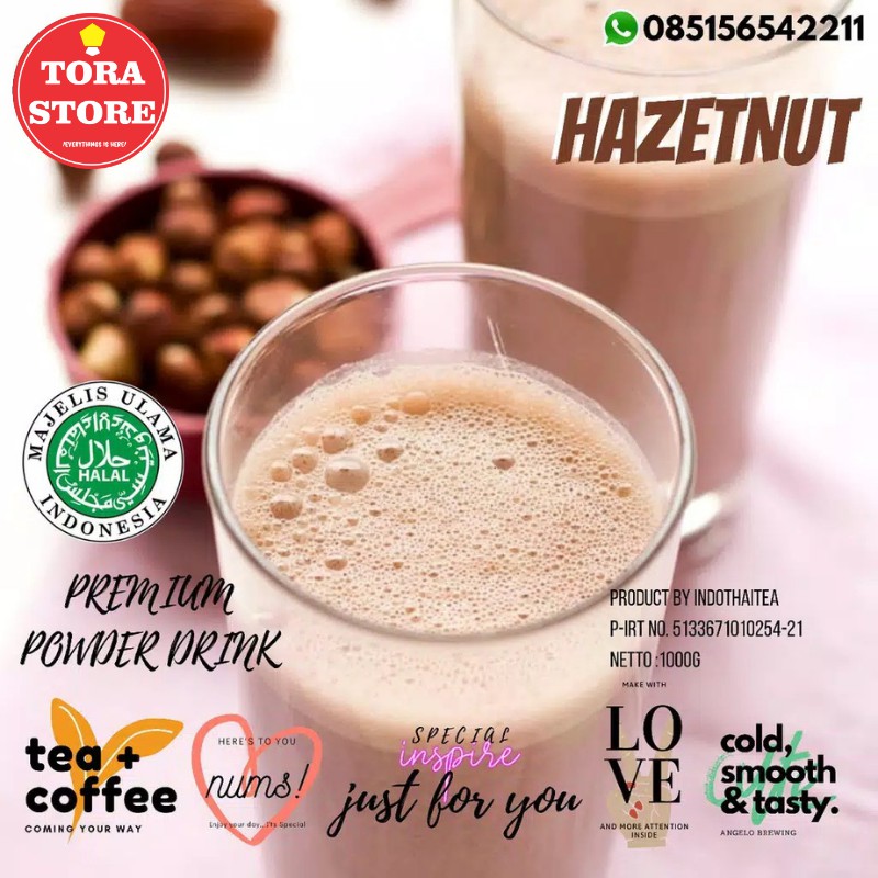 

Bubuk Minuman Coklat rasa Hazelnut 1Kg / Choco Hazelnut / Nyoklat Hazelnut Choco Powder