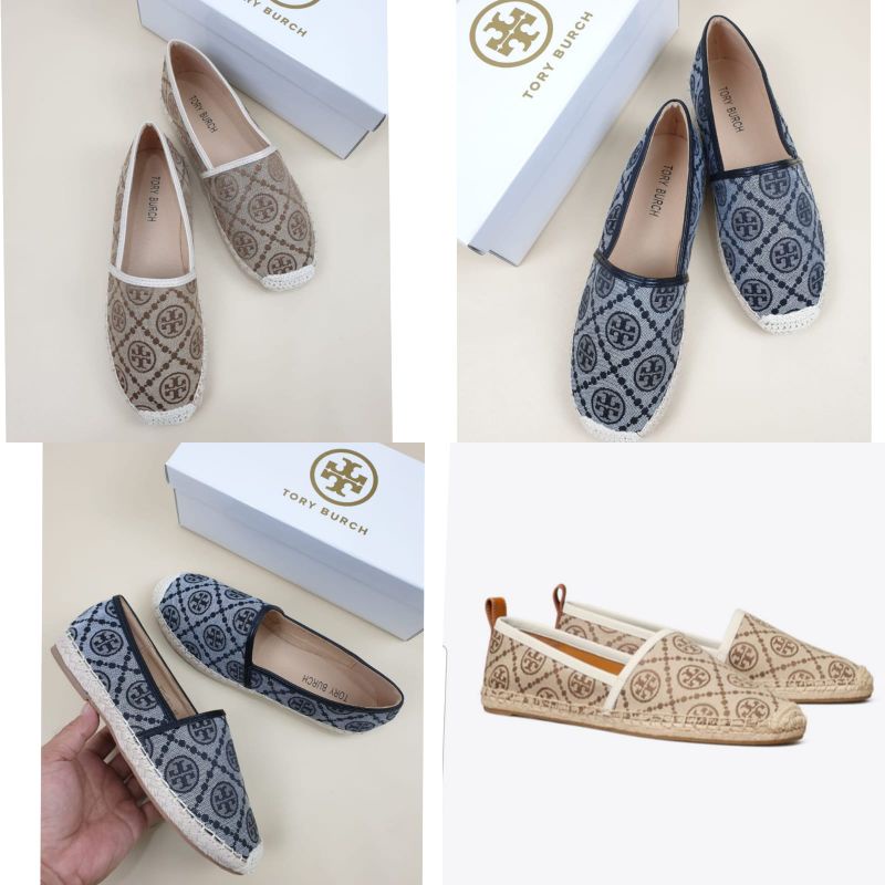 Sepatu TORY BURCH YC-319-1932 T Monogram Espadrille